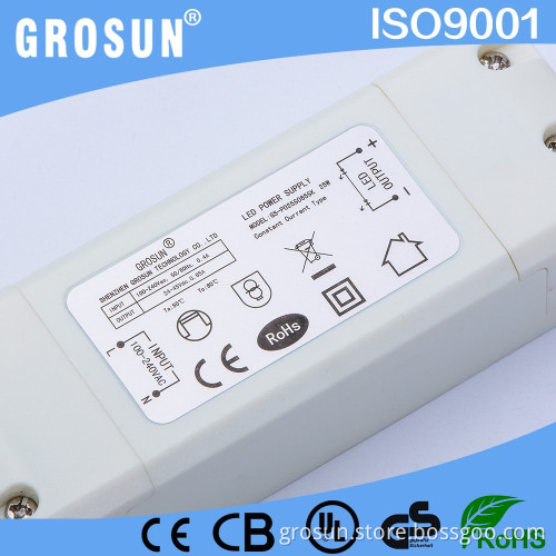 Single Output 25 Watt Constant Current CE ROHS LED Dimmable Driver